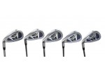 AGXGOLF LADIES LEFT HAND MAGNUM XLT IRON SET; 6-9 IRONS + PITCHING WEDGE; GRAPHITE or STEEL; PETITE, REGULAR & TALL LENGTHS: BUILT IN THE USA !